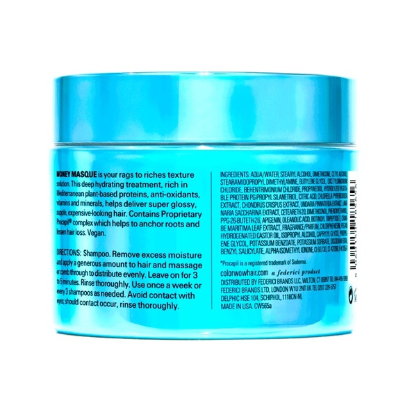 Color WOW ‘Money’ Deep Hydrating Hair Treatment Moisturizing Gloss Masque - Picture 3 of 9